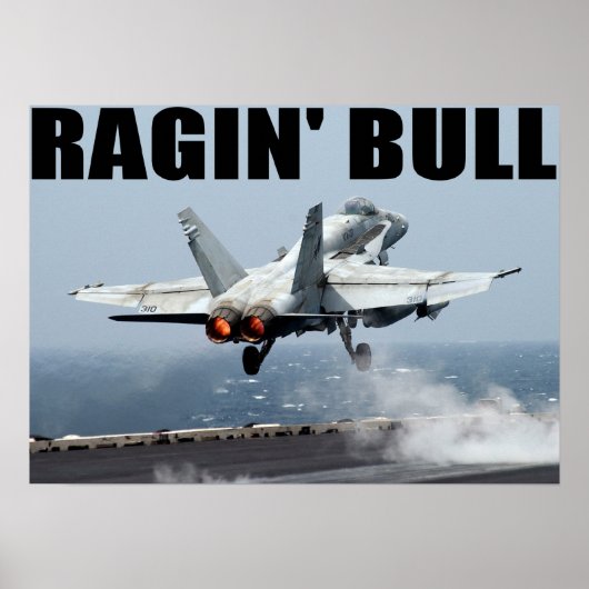Poster VFA-37 Ragin' Bull (Devant)