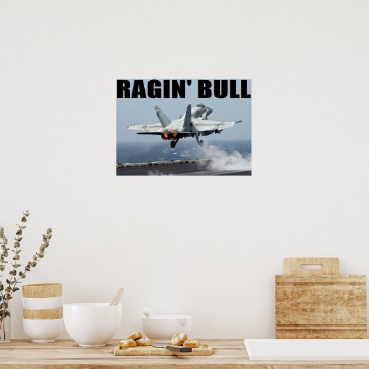Poster VFA-37 Ragin' Bull (Cuisine)
