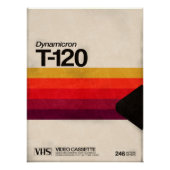 Poster VHS Cassette 80s (Devant)