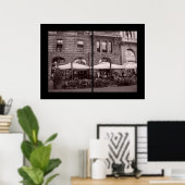 Poster Via Dante - Diptych (Bureau à domicile)