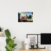 Poster Via Fatabene Fratelli, Milan 1830 (Bureau à domicile)