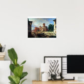 Poster Via Fatabene Fratelli, Milan 1830 (Bureau à domicile)