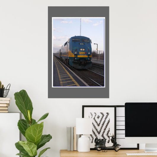 Poster Via Rail (Bureau à domicile)
