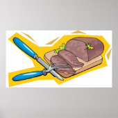 Poster Viande (Devant)