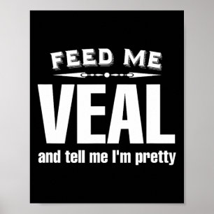 Poster Viande Amusante de veau