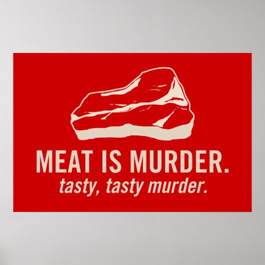 Poster Viande : Meurtre, Tasty Tasty Murder (Devant)