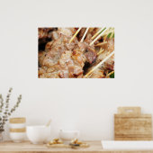 Poster Viande préparée dans la tradition thaïlandaise (Cuisine)