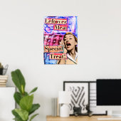 Poster Viande restante, traitement spécial (Bureau à domicile)