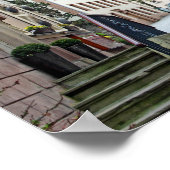 Poster Vianden, Scène de rue Luxembourg (Coin)