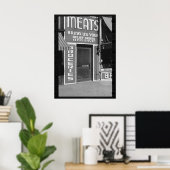 Poster Viandes et épiceries (Bureau à domicile)