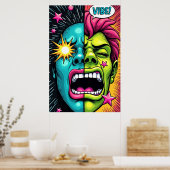 Poster VIBE! Pop Art Scream (Cuisine)