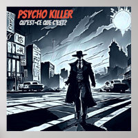 Vibe Psycho Killer - Talking Heads Retro Art