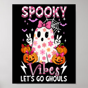 Poster Vibes amusantes éffrayantes Halloween Ghouls migno