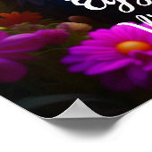 Poster Vibes associées uniquement | Art coloré du poulet (Coin)