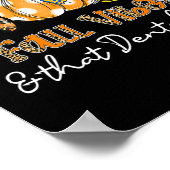 Poster Vibes Automne Et Que Vie Dentaire Citrouille Dents (Coin)