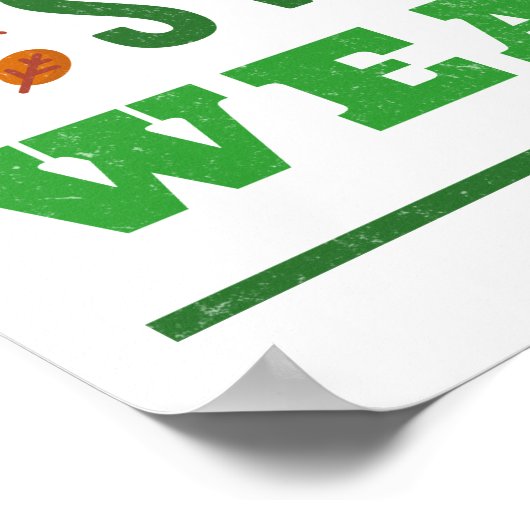 Poster Vibes Automnes Modernes Art Word (Coin)