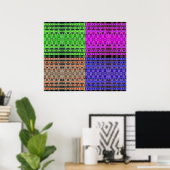 Poster vibes colorées (Bureau à domicile)