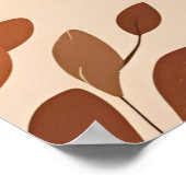 Poster Vibes d'automne confortables - Design plat minimal (Coin)