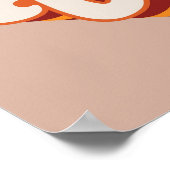 Poster Vibes d'automne rétro (Coin)