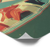 Poster Vibes de Cuisines rétro (Coin)