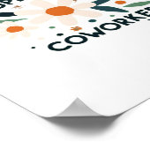 Poster Vibes de devis de collaborateur d'aide émotionnell (Coin)