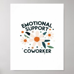Poster Vibes de devis de collaborateur d'aide émotionnell