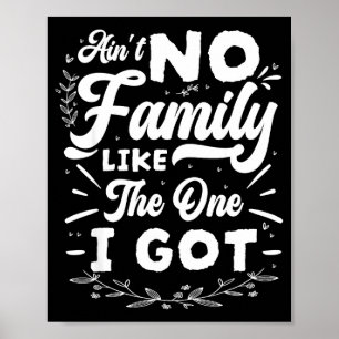 Poster Vibes de famille drôles Réunion de famille