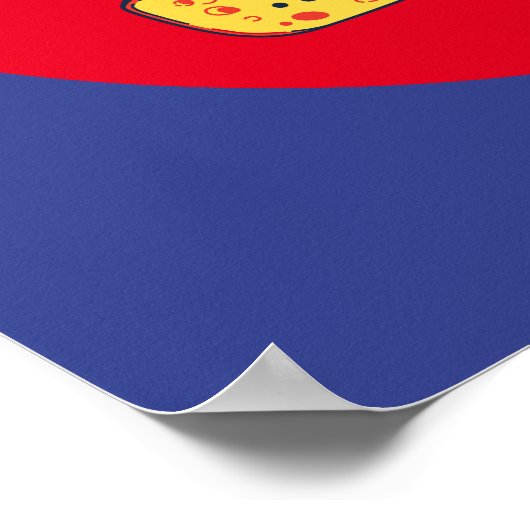 Poster Vibes de gouda au fromage amusant uniquement Art c (Coin)