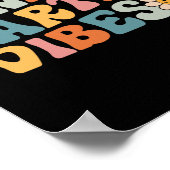 Poster Vibes de jardin d'enfants - Kinder Crew Retro Prem (Coin)