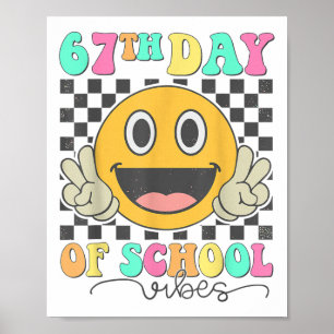 Poster Vibes de la 67e journée d'école Visage souriant mi