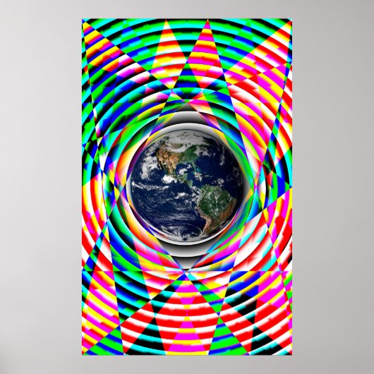 Poster Vibes de la Terre par Kenneth Yoncich (Devant)