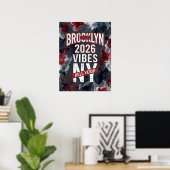 Poster Vibes de la vie dans le Bronx 2026 (Bureau à domicile)