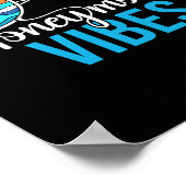 Poster Vibes de lune de miel Couples Vacances Mariage Mar (Coin)