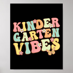 Poster Vibes de maternelle Bonjour professeur de maternel