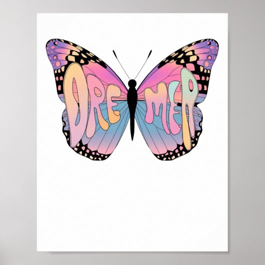 Poster Vibes de papillon Dreamer (Devant)