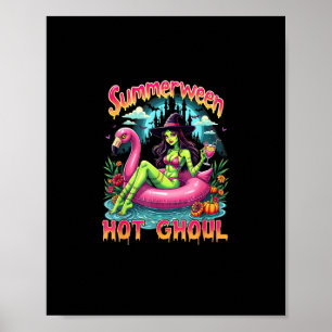 Poster Vibes de vacances de sorcière de Summerween Hallow