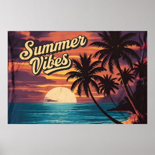 Poster Vibes d'été (Devant)