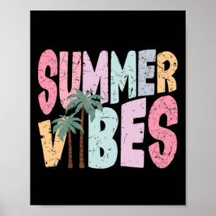 Poster Vibes d'été Bonjour les vacances d'été Croisière G