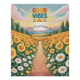 Poster Vibes d'été Carnet tropical