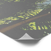 Poster Vibes d'été Tropical Palm Tree Green Blue Sky (Coin)