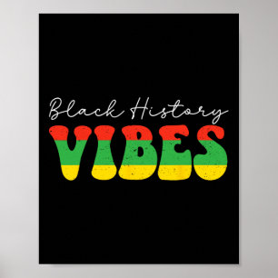 Poster Vibes d'histoire noire Mois de l'histoire noire Vi