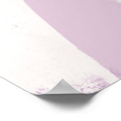 Poster Vibes d'honneur Bienvenue - Lavender (Coin)