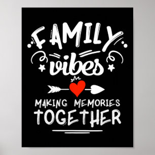 Poster Vibes familiales Création de souvenirs 2025 Réunio
