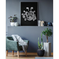 Vibes mystiques : Masque de chaman tribal