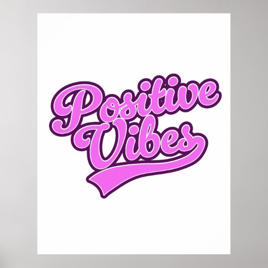 Poster Vibes positives (Devant)