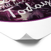 Poster vibes positives affirmations sur l'acceptation de  (Coin)