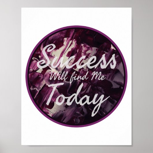 Poster vibes positives affirmations sur l'acceptation de  (Devant)