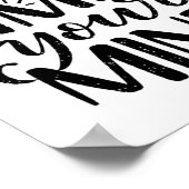 Poster Vibes positives - Votre seule limite est votre esp (Coin)