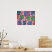 Poster Vibes rétro funky (Cuisine)