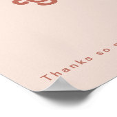Poster Vibes rétro simples | Cartes et cadeaux rose vif (Coin)